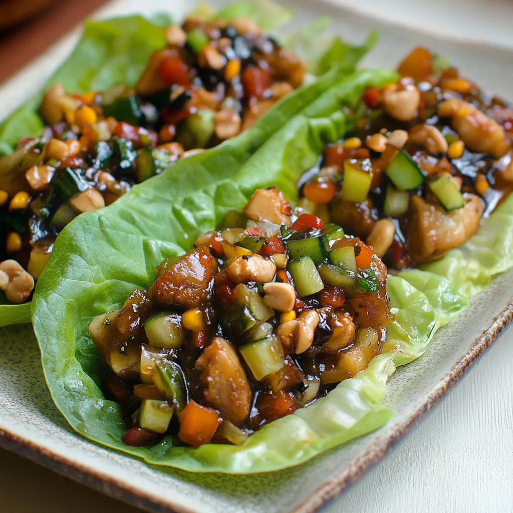 Vegetarian Lettuce Wraps