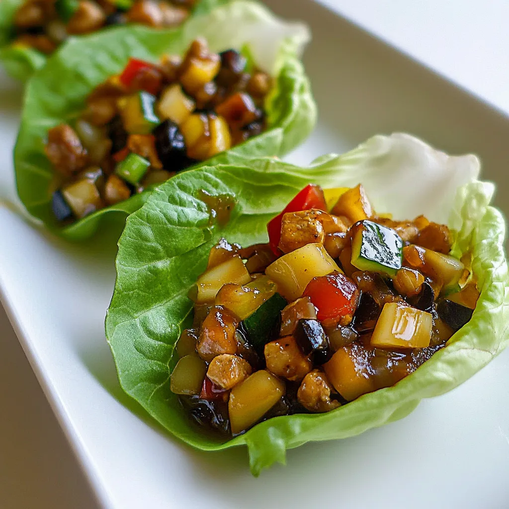 Vegetarian Lettuce Wraps