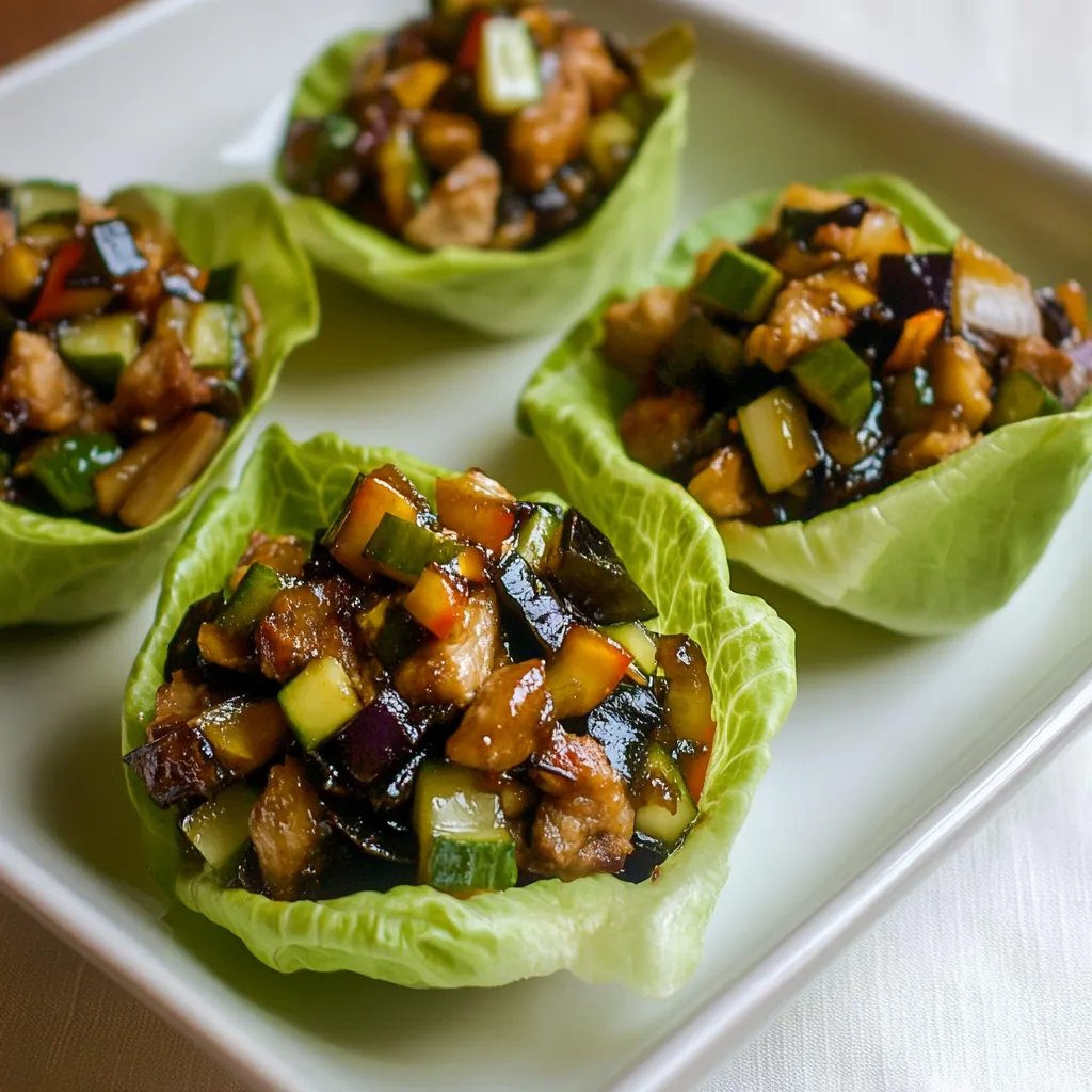 Vegetarian Lettuce Wraps
