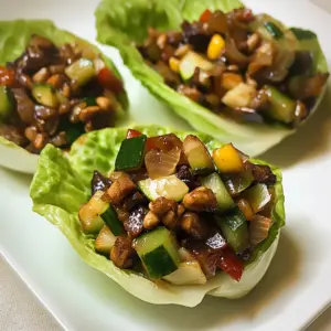 Vegetarian Lettuce Wraps