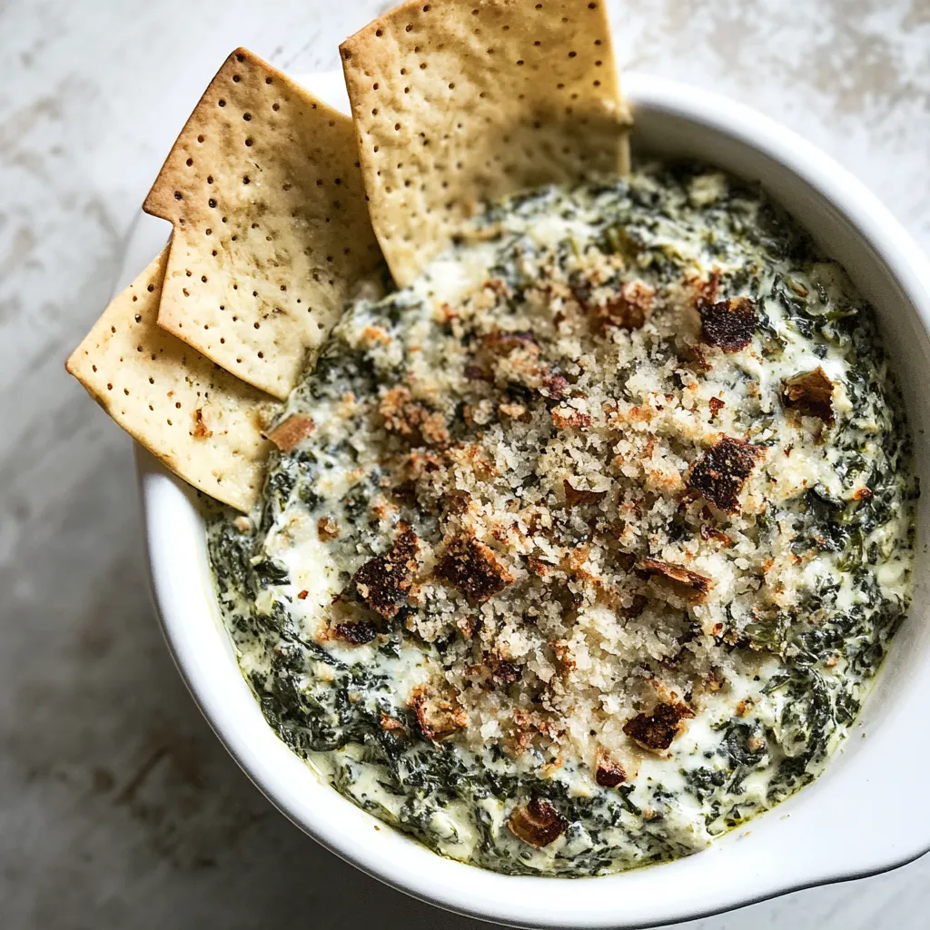 Warm Creamy Spinach Dip