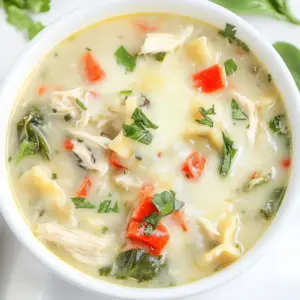 White Chicken Lasagna Soup