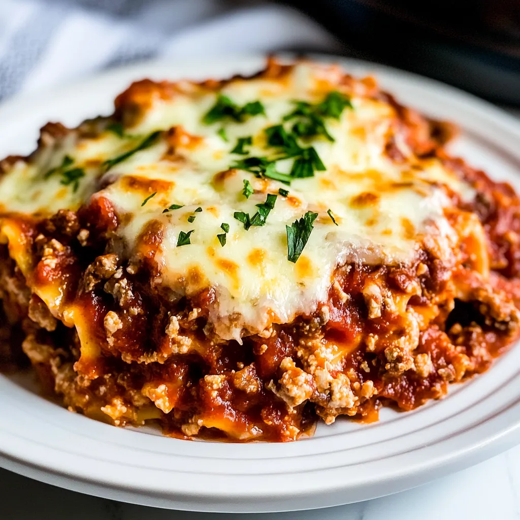 Slow Cooker Lasagna