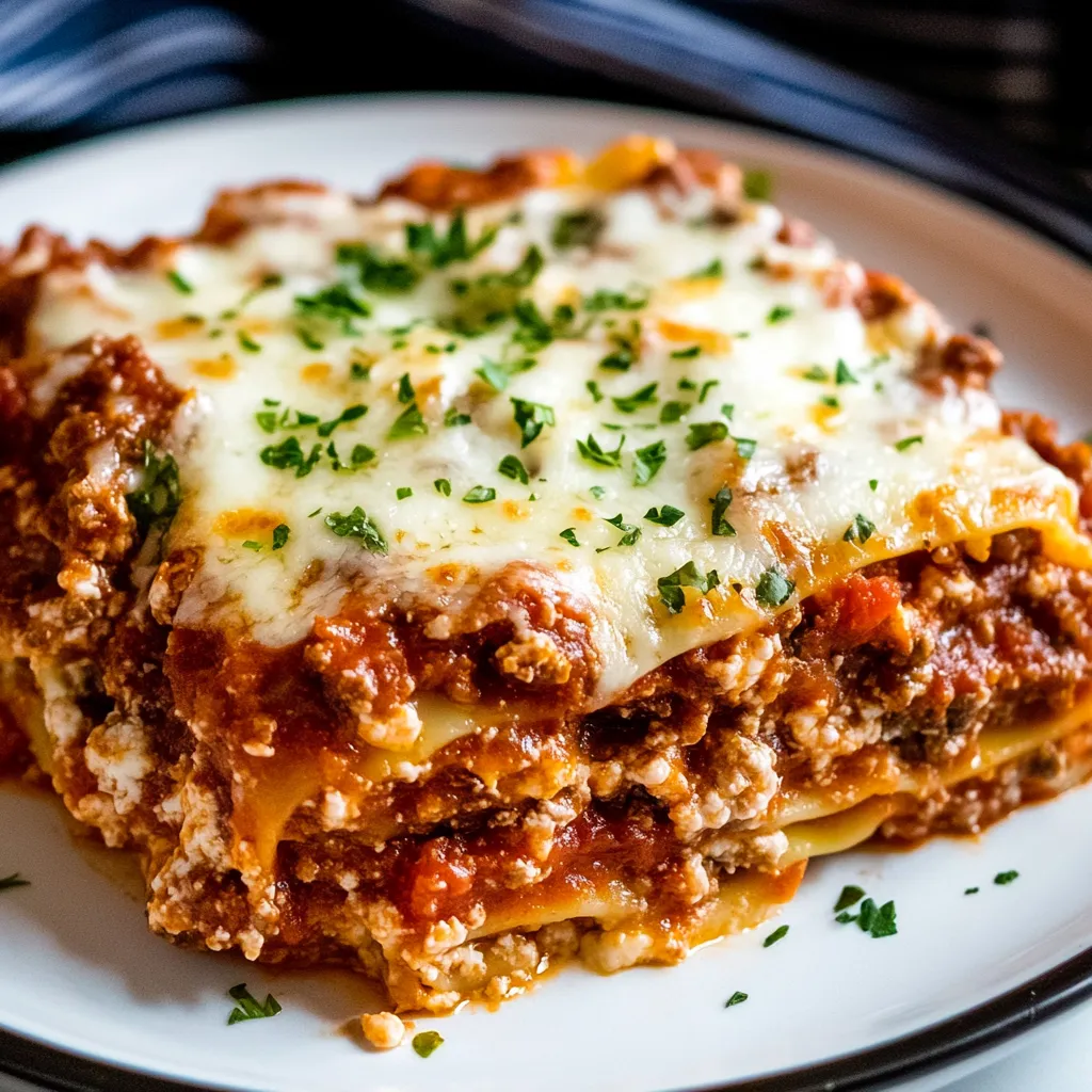 Slow Cooker Lasagna