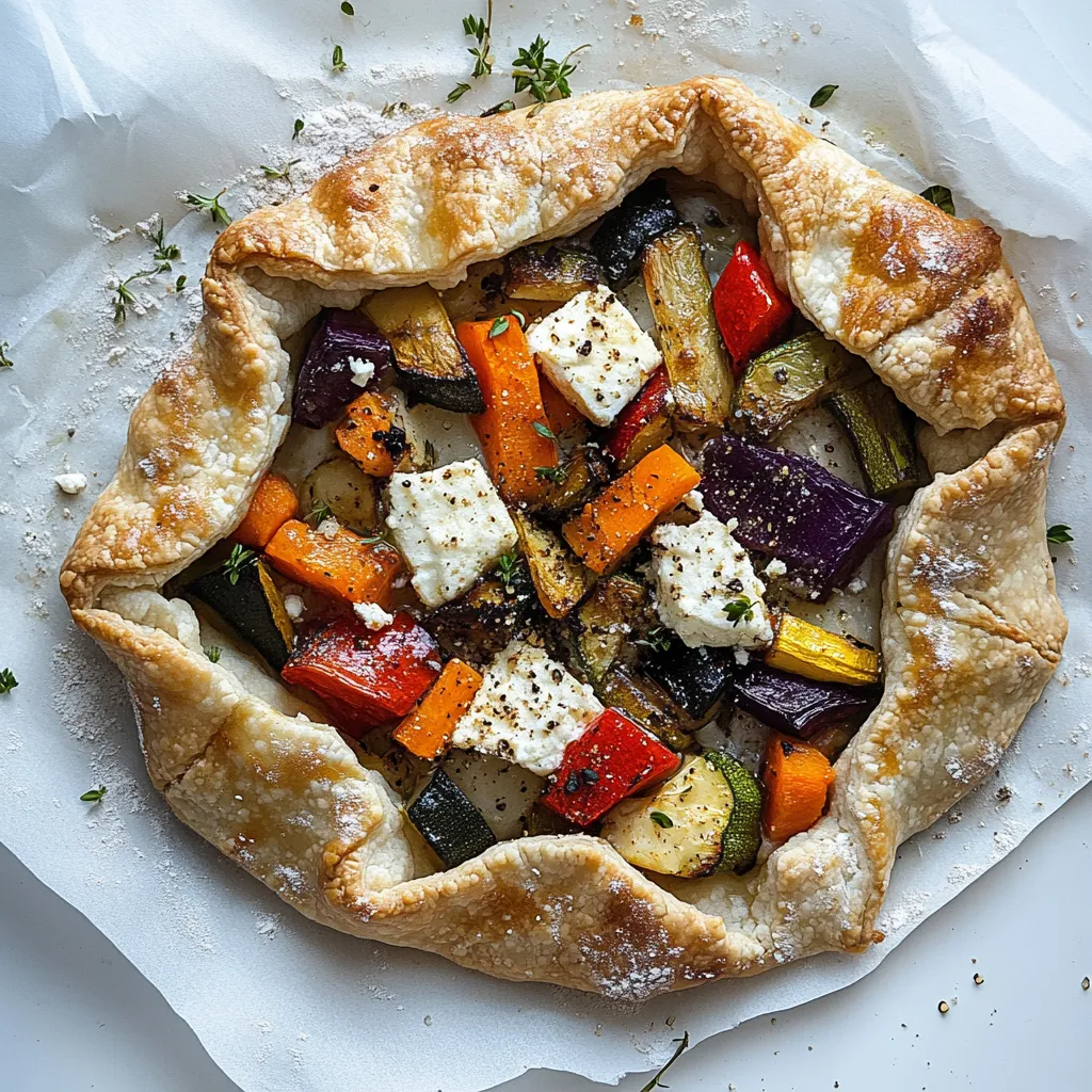 Winter Vegetable and Goat Cheese Galette