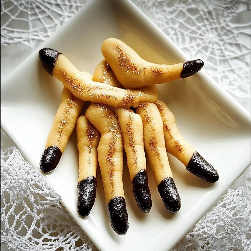 Witch Fingers Halloween Snack