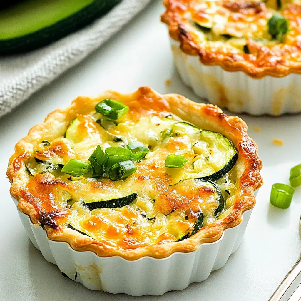 Zucchini Tarts