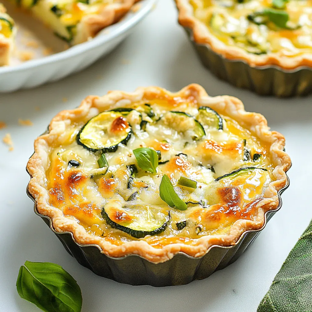 Zucchini Tarts