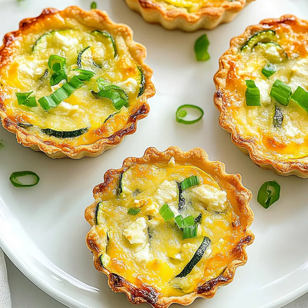 Zucchini Tarts