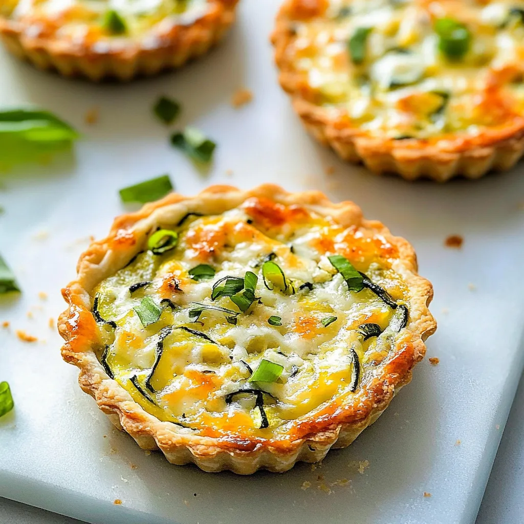 Zucchini Tarts