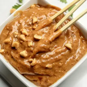 3 Ingredient Satay Sauce
