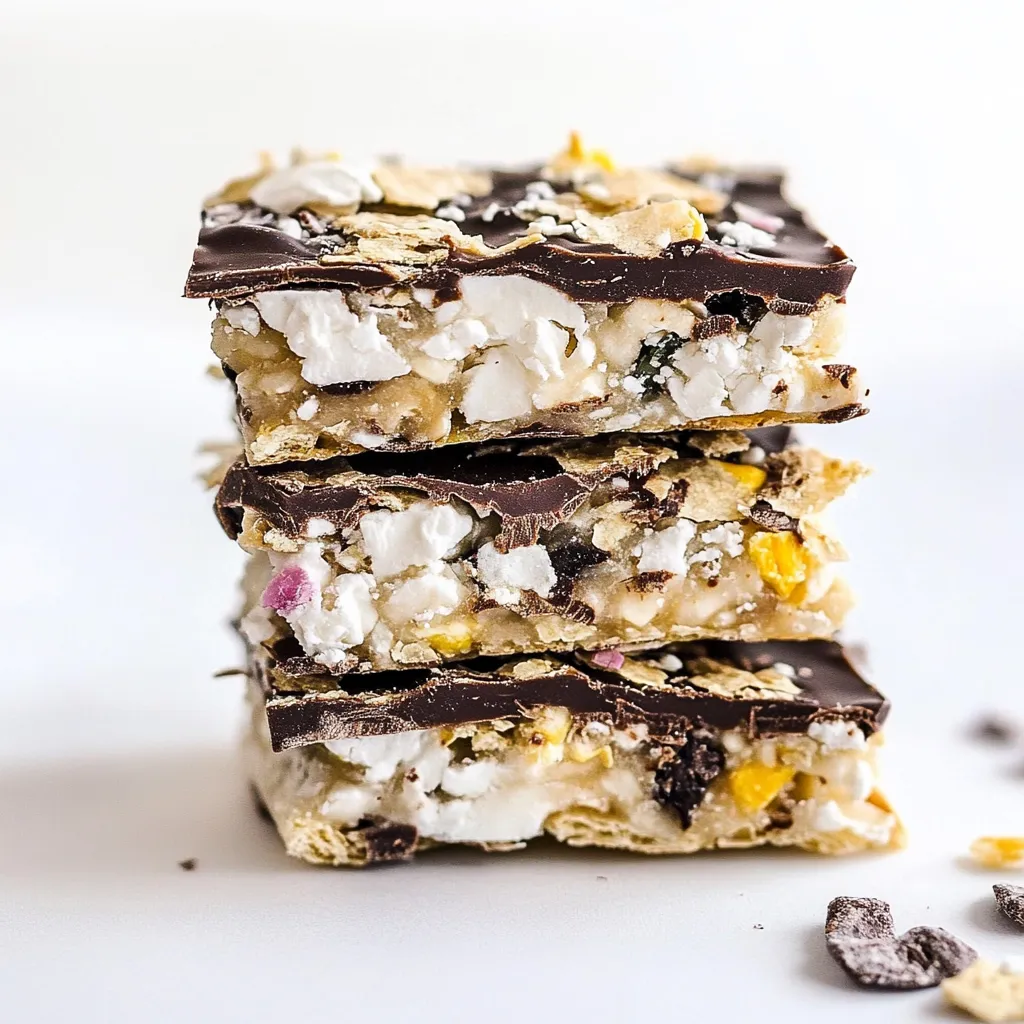 5 Ingredient Matzo Chocolate Bars
