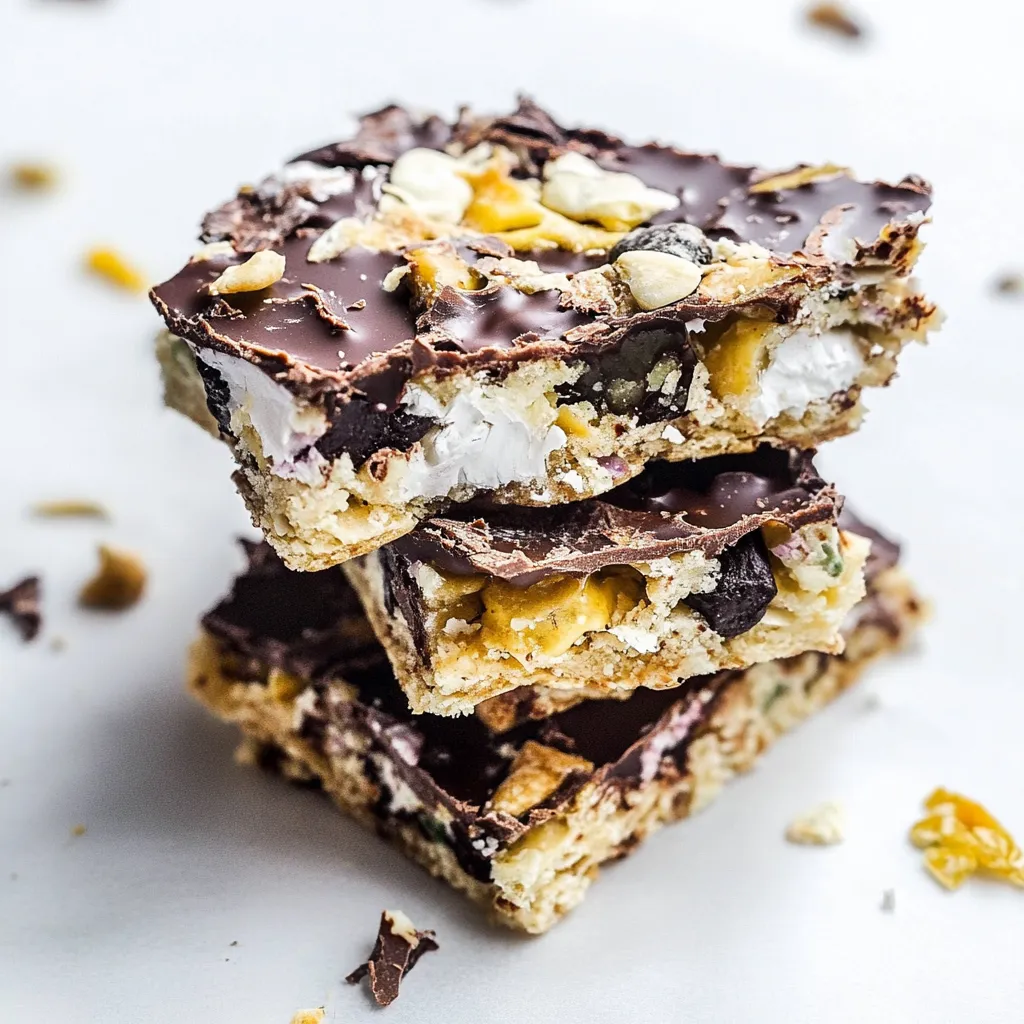5 Ingredient Matzo Chocolate Bars