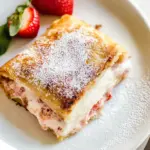Air Fryer Strawberry Cheesecake Chimichangas