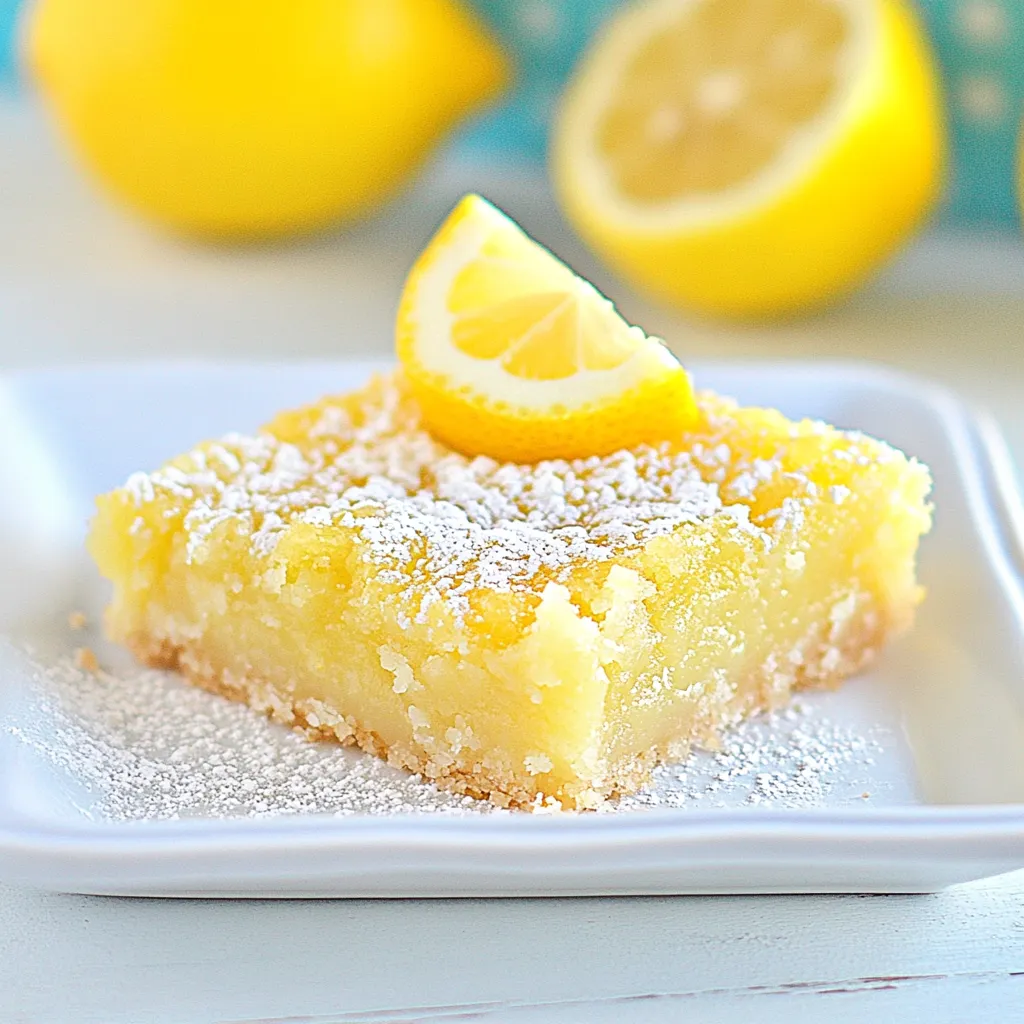 Microwave Lemon Bars