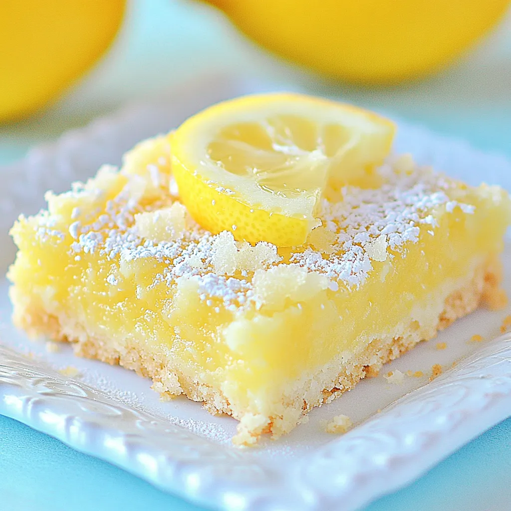 Microwave Lemon Bars