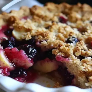 Apple Cranberry Crumble Pie