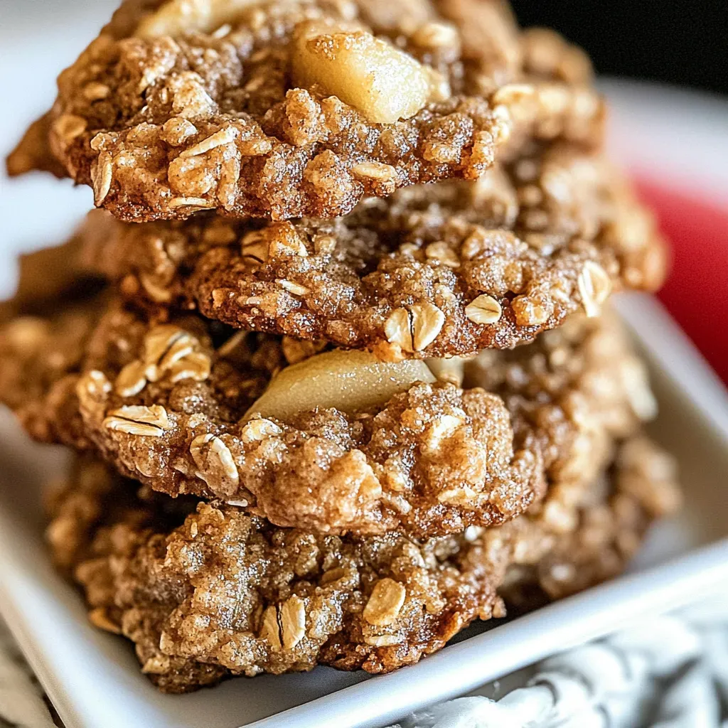 Apple Oatmeal Cookies