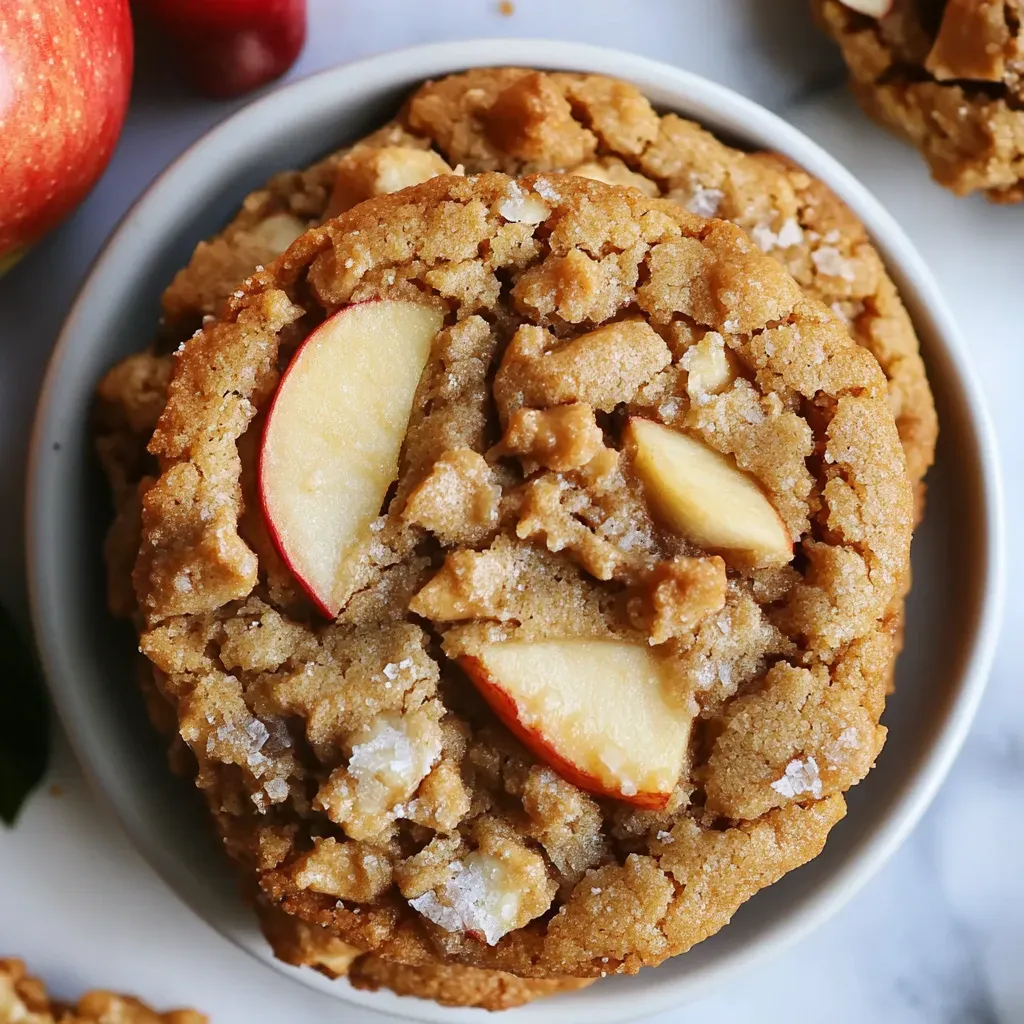 Apple Peanut Butter Cookies