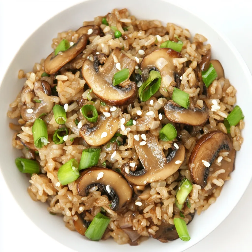 Asian Style Mushroom Rice