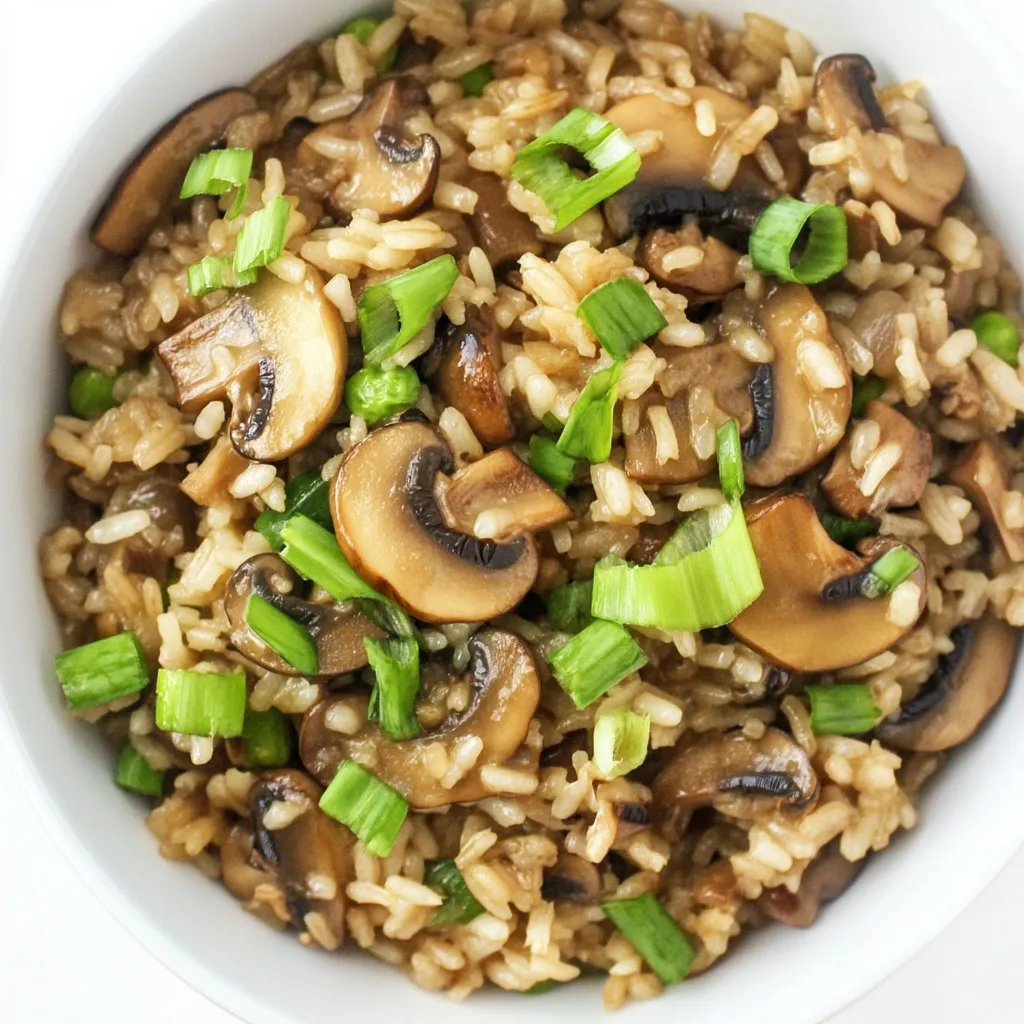 Asian Style Mushroom Rice