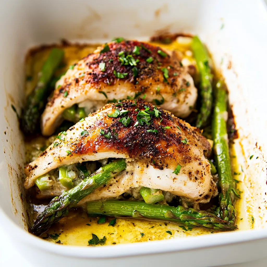 Asparagus Stuffed Chicken