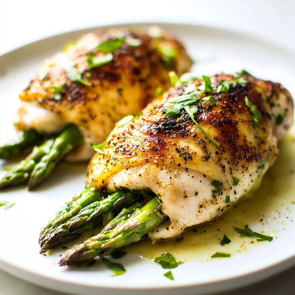Asparagus Stuffed Chicken