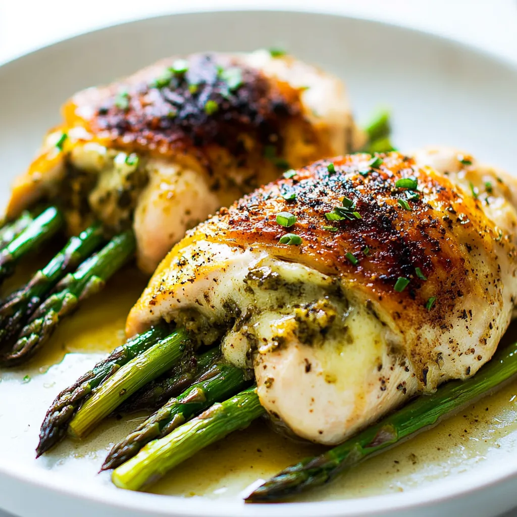 Asparagus Stuffed Chicken