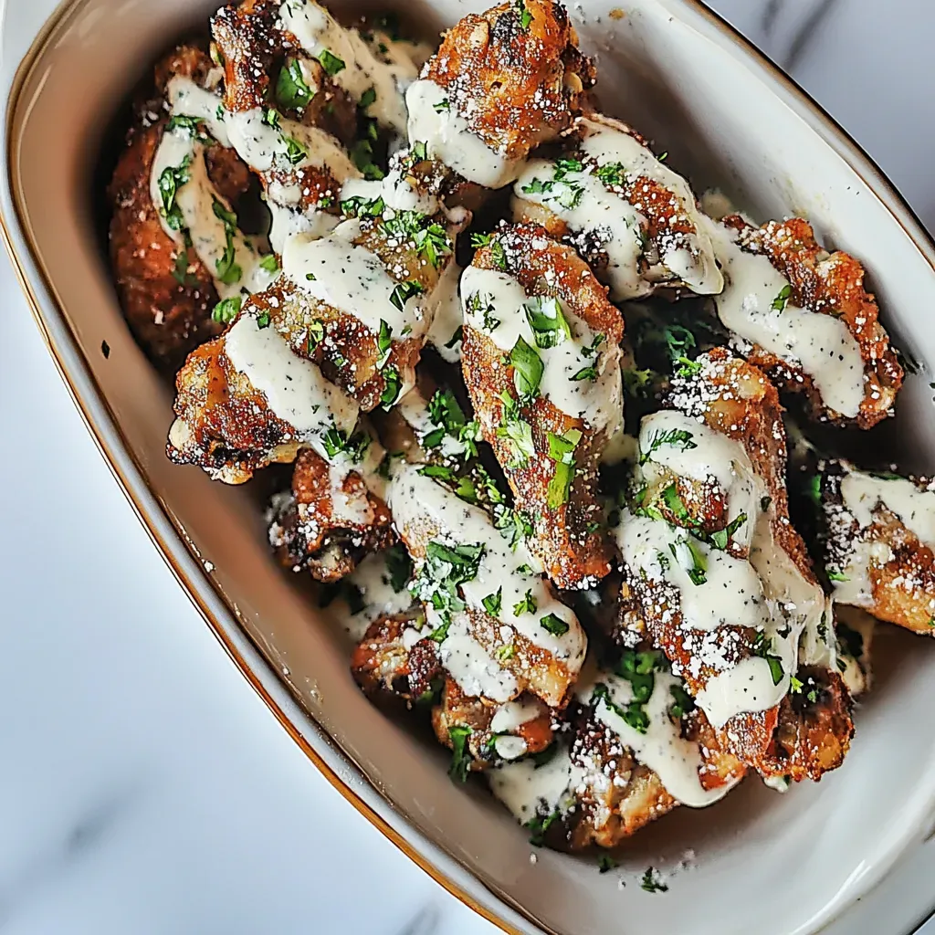 Baked Garlic Parmesan Boneless Wings