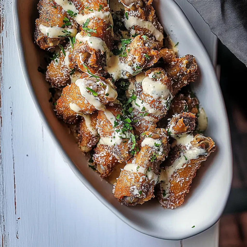 Baked Garlic Parmesan Boneless Wings