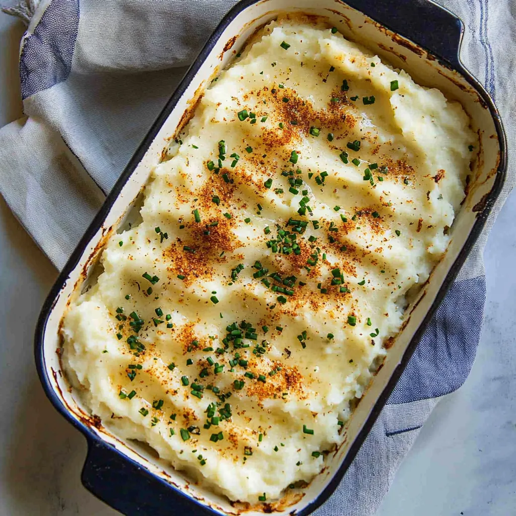 Baked Parmesan Mashed Potatoes