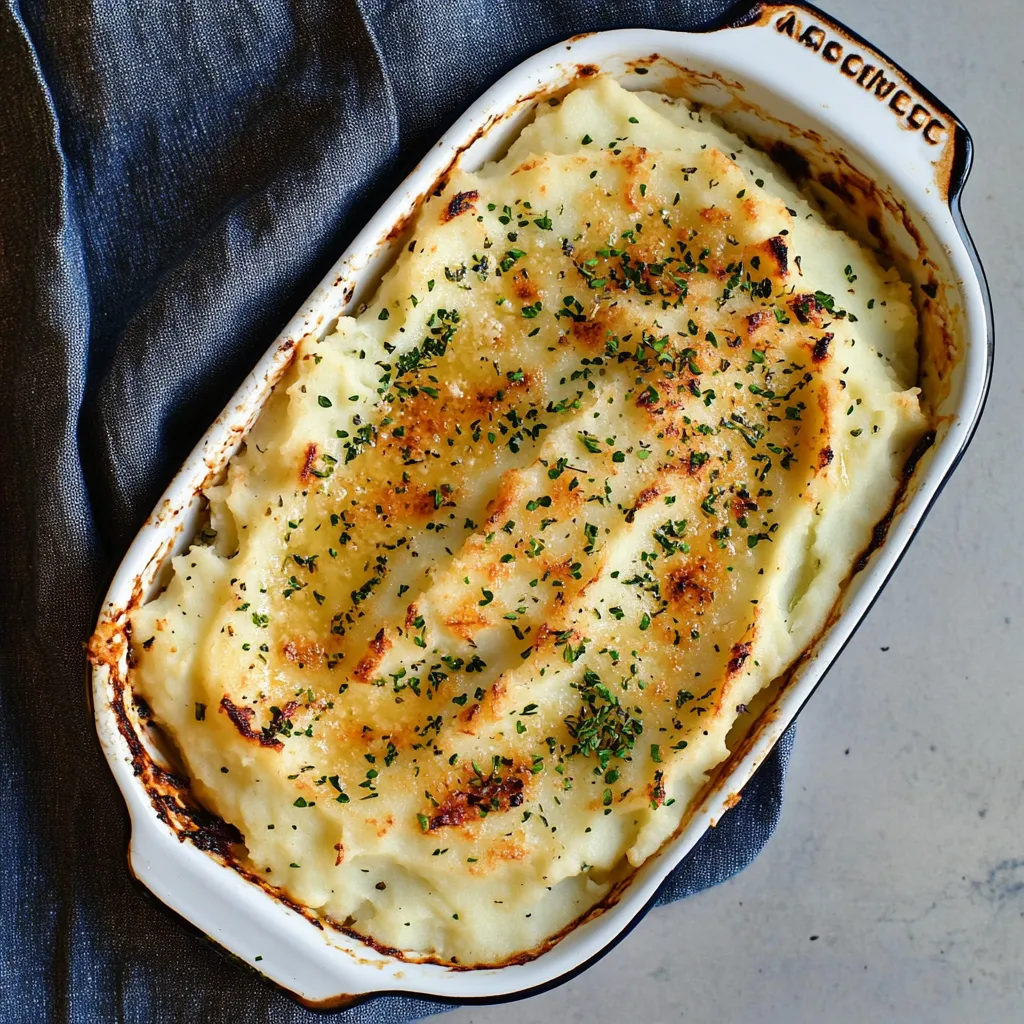 Baked Parmesan Mashed Potatoes