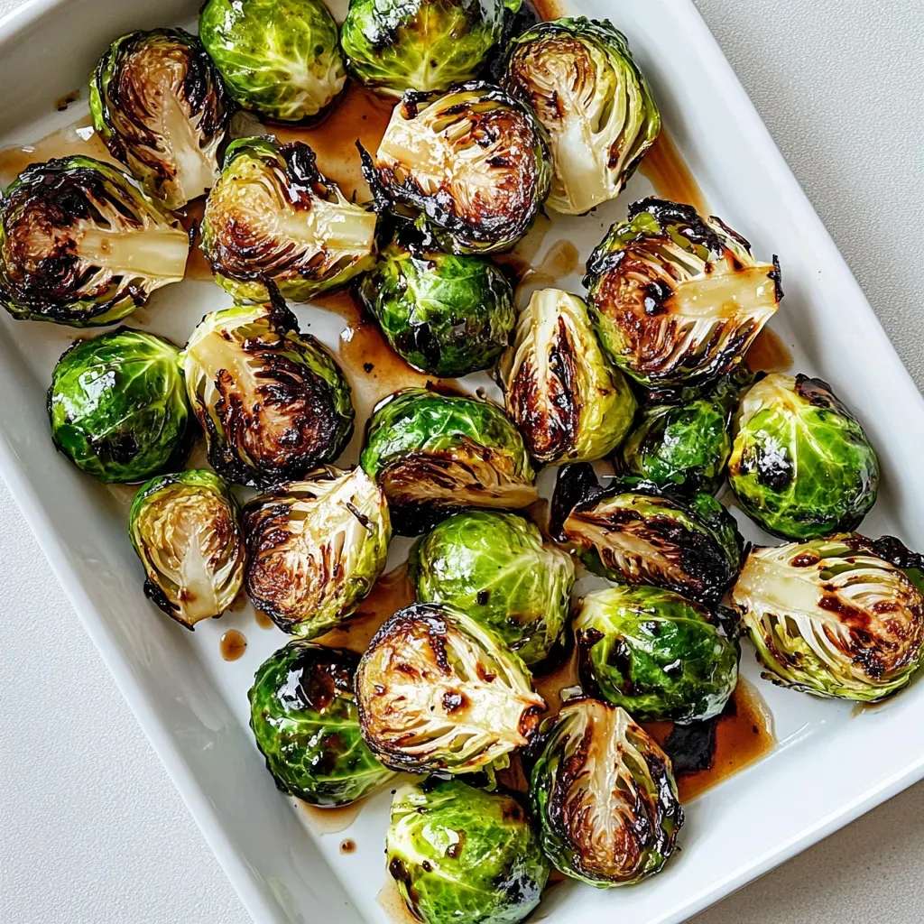Balsamic Honey Grilled Brussels Sprouts