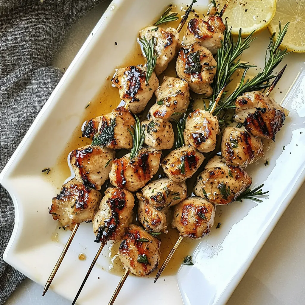 Balsamic Honey Chicken Skewers