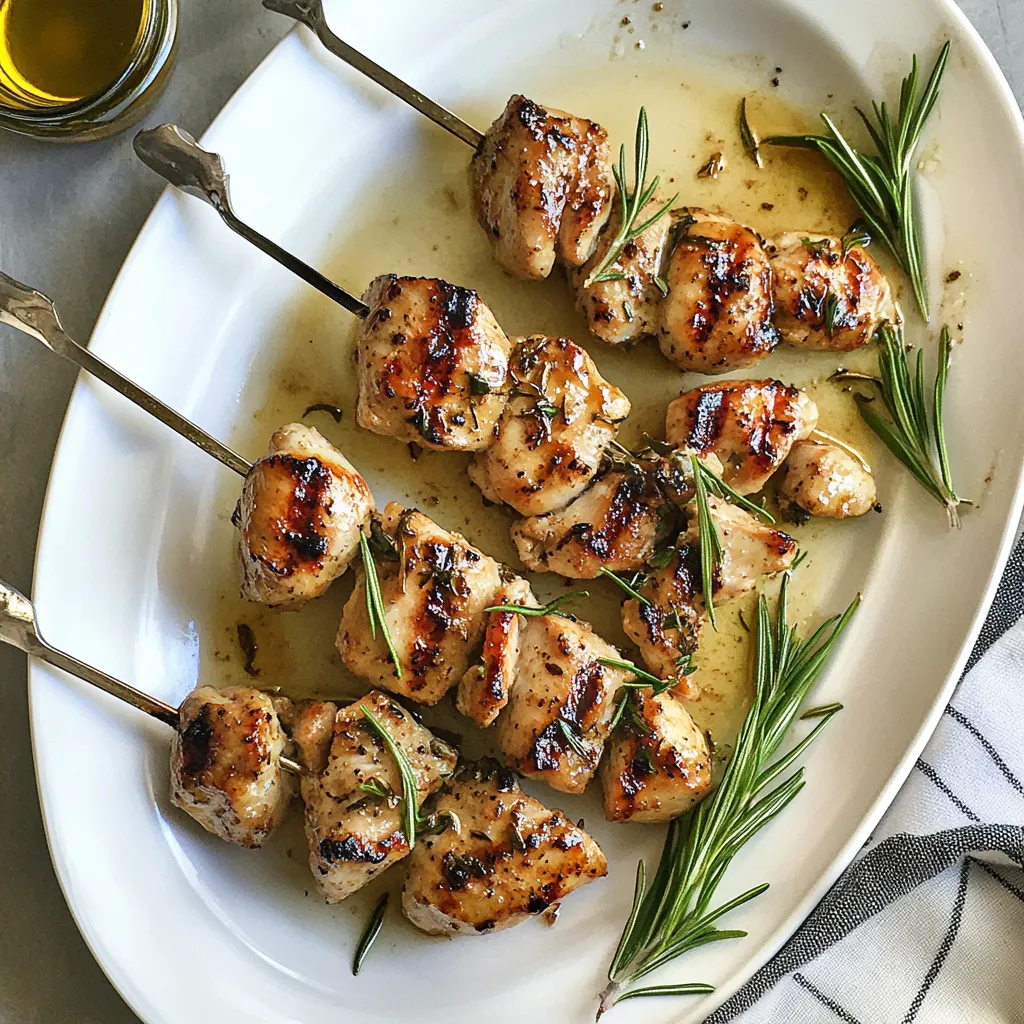 Balsamic Honey Chicken Skewers