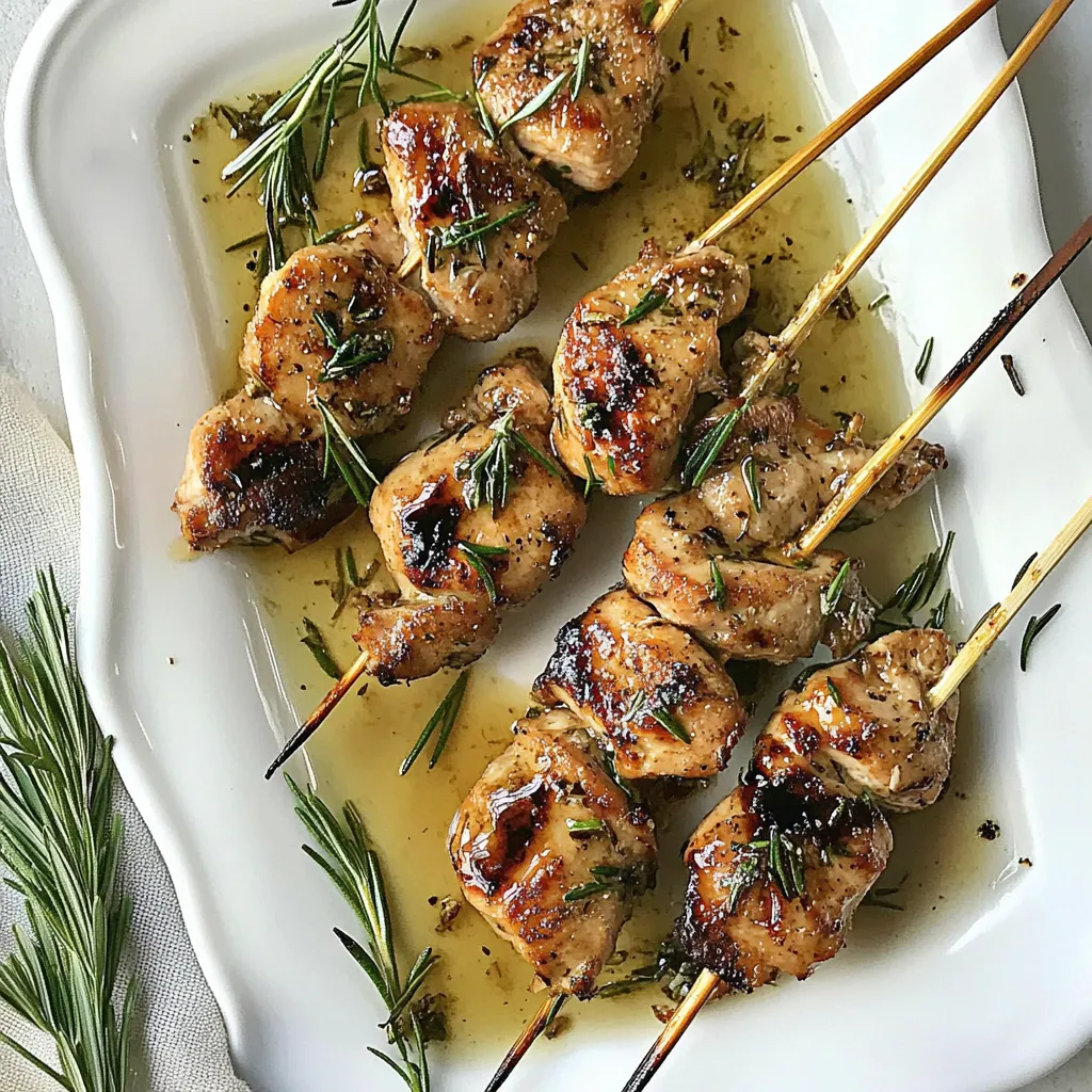 Balsamic Honey Chicken Skewers