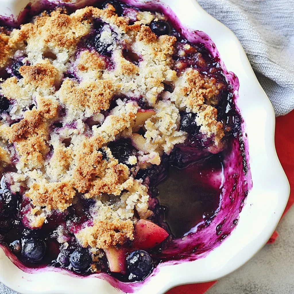 Blueberry Apple Crisp