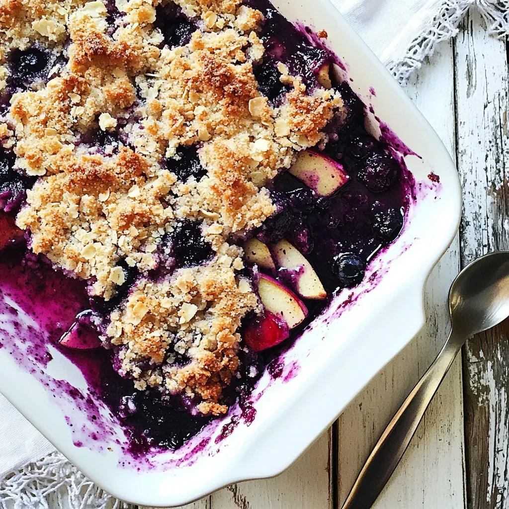 Blueberry Apple Crisp