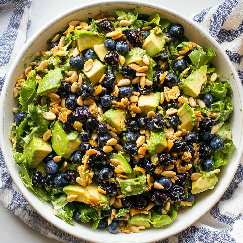 Blueberry Avocado Sunflower Seed Chopped Salad