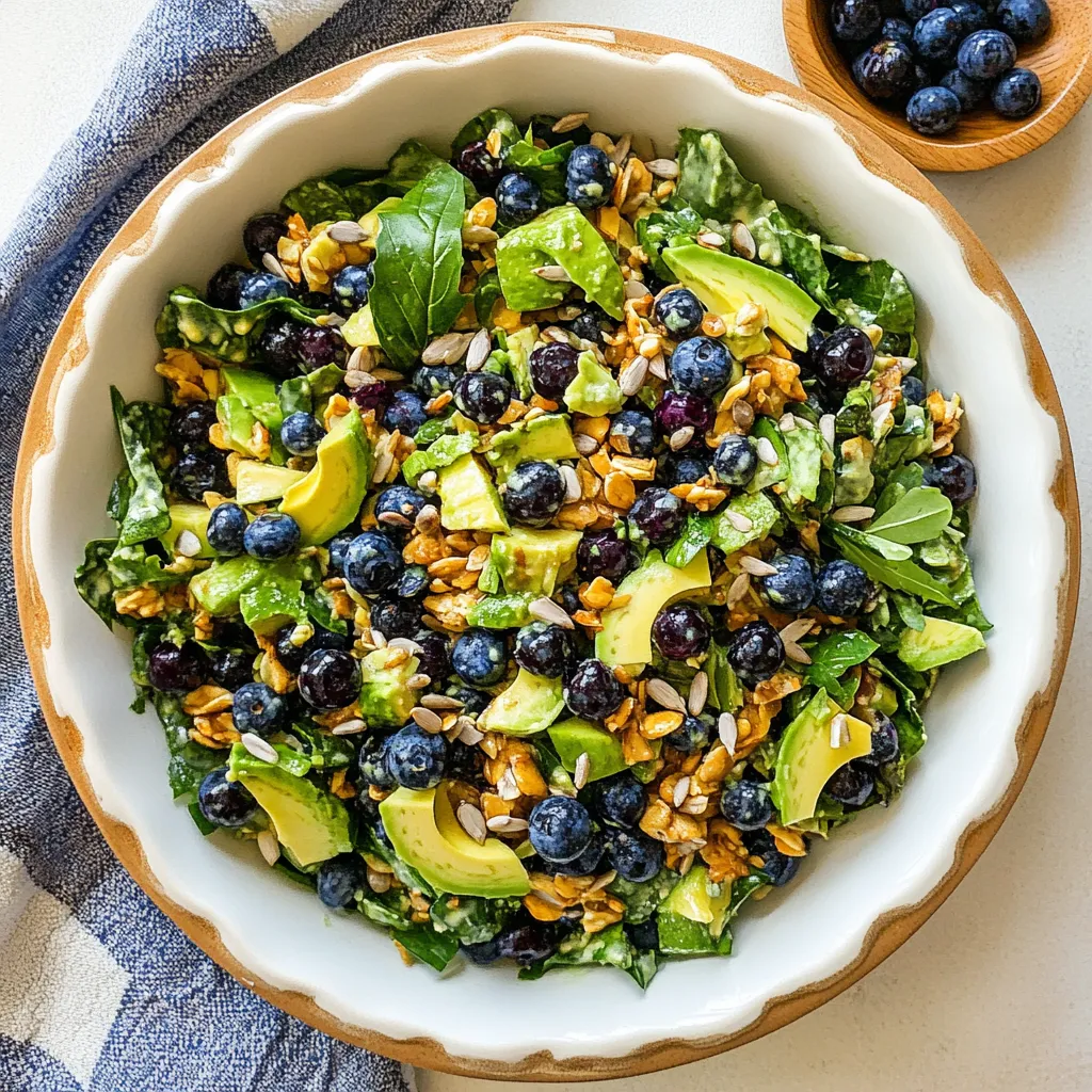 Blueberry Avocado Sunflower Seed Chopped Salad