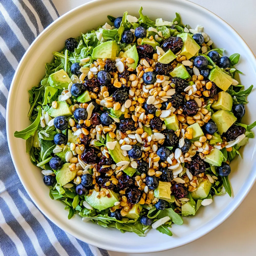 Blueberry Avocado Sunflower Seed Chopped Salad