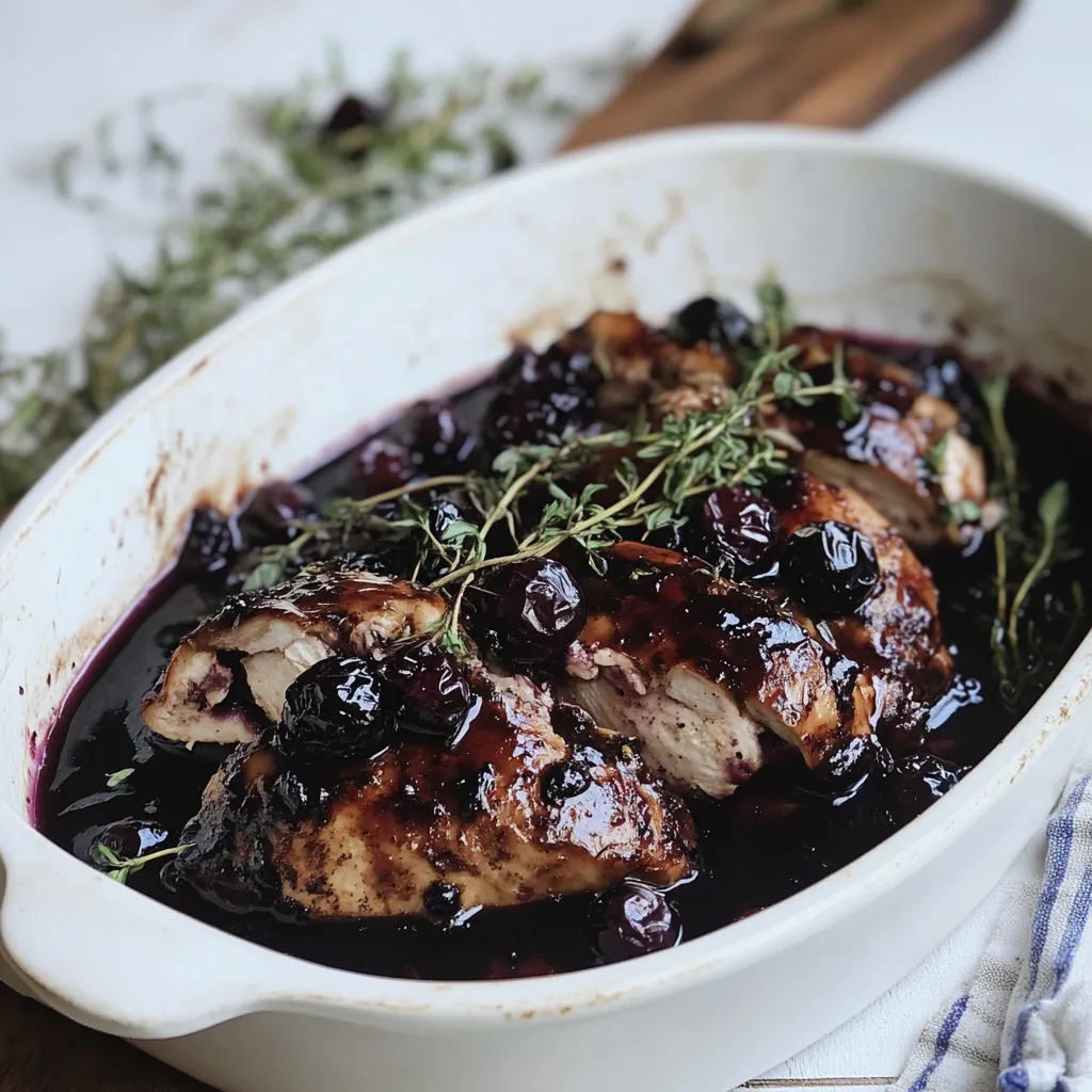 Blueberry Balsamic Chicken
