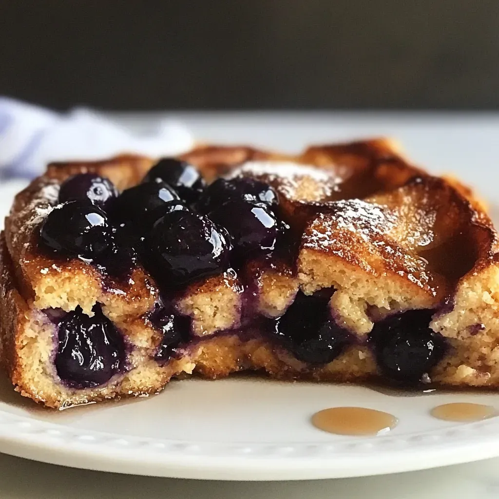 Blueberry French Toast Bake