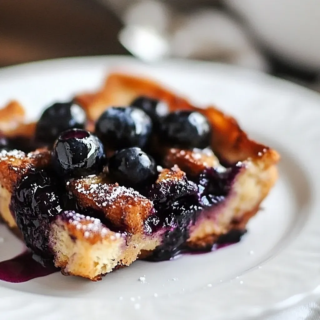 Blueberry French Toast Bake