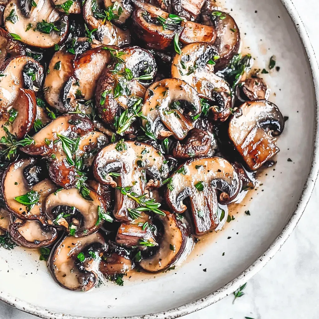 Buttery Herb Sautéed Mushrooms