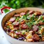 Cabbage and Sausage Skillet