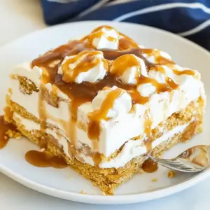 Caramel Ritz Cracker Icebox Dessert