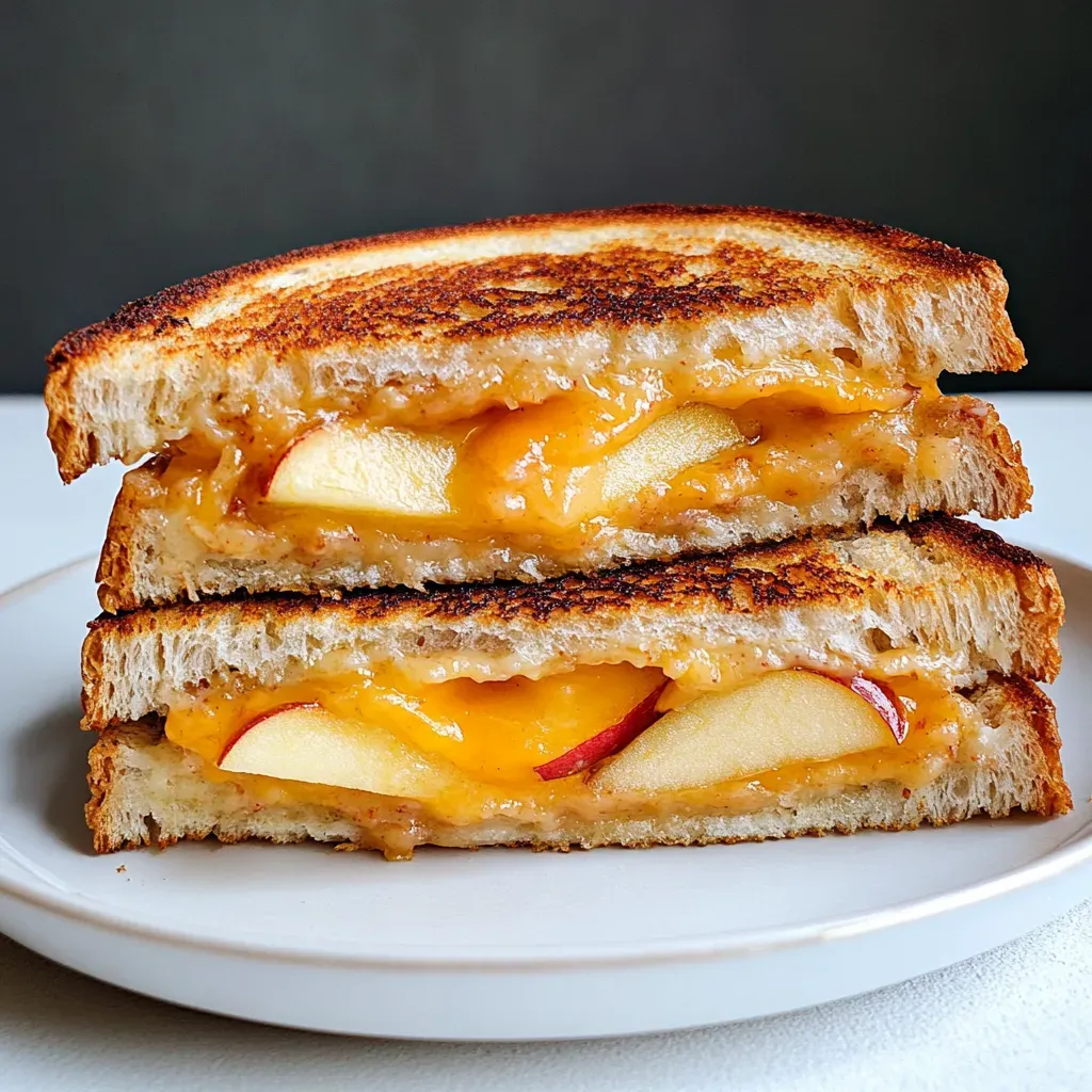 Cheddar Apple Grilled Cheese