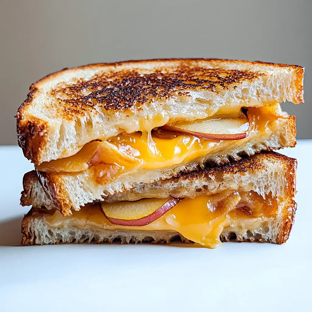 Cheddar Apple Grilled Cheese