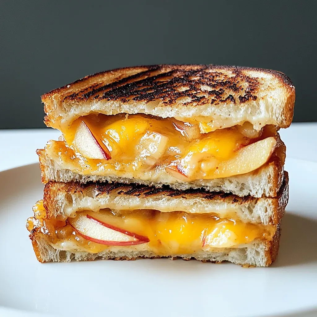 Cheddar Apple Grilled Cheese